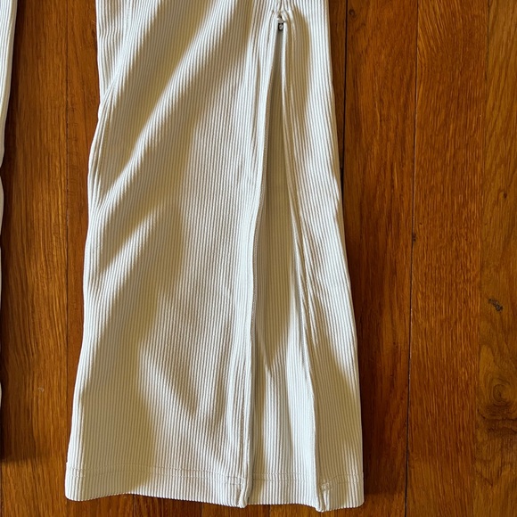 lululemon Brushed Softstreme Ribbed Zip Flared Pant - Picture 10 of 10
